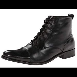 John Varvatos Star Dress Boots S 8.5 Black Leather